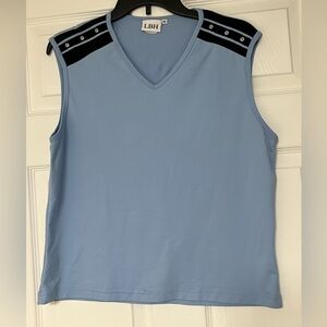 LBH Women's Light Blue V-Neck Tank Top